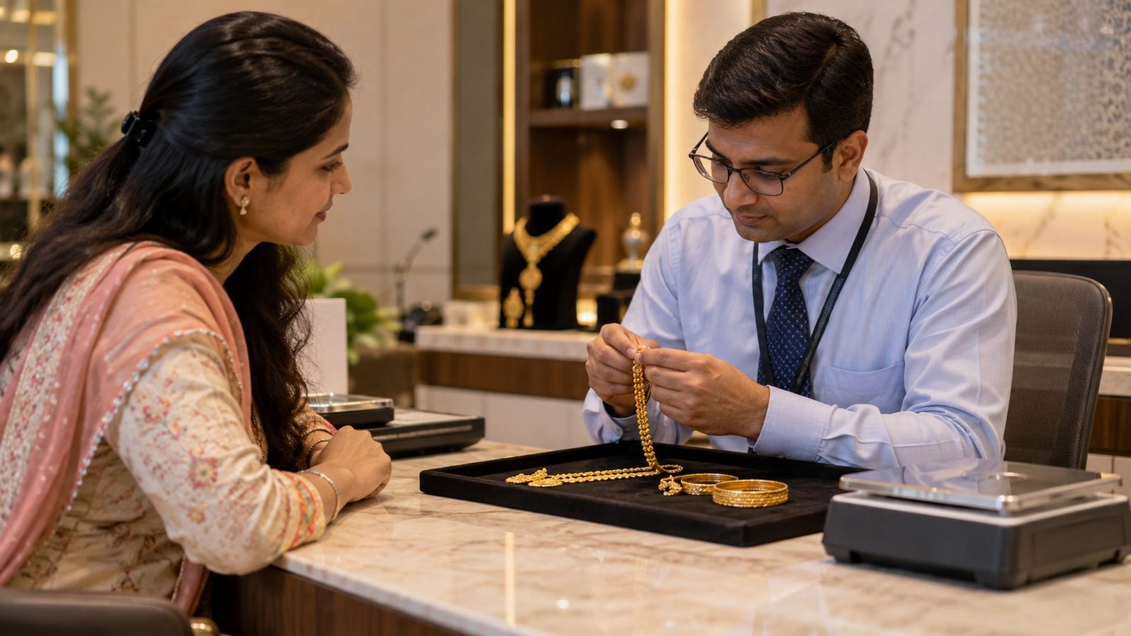 Gold valuation at MM Gold Buyers Coimbatore
