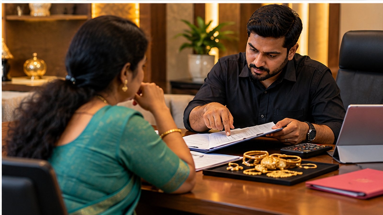 Consultation about releasing pledged gold jewellery